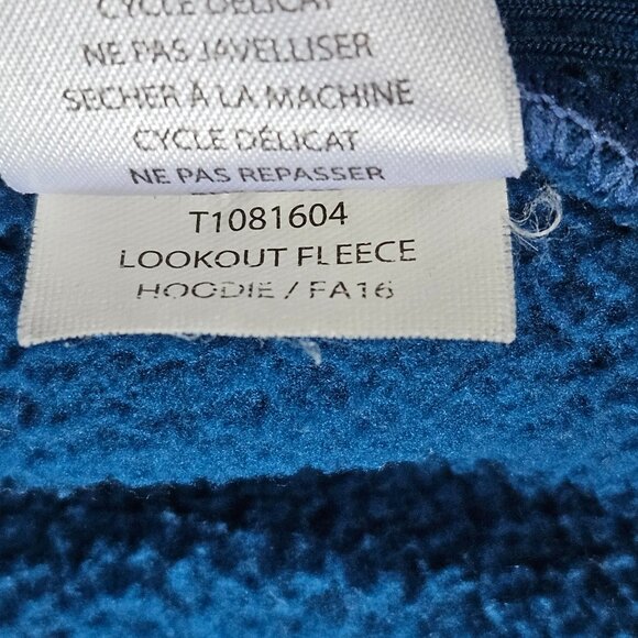 Toad & Co Women’s Small Lookout Fleece Hoodie Blue Telluride Heritage Collection - Picture 8 of 11